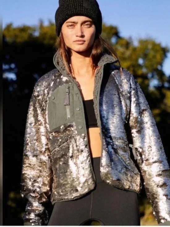 Free People Sequin Hit the Slopes - Picture 1 of 6